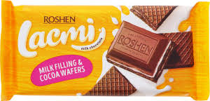 Шоколад Lacmi молочний молоко вафлі  90г